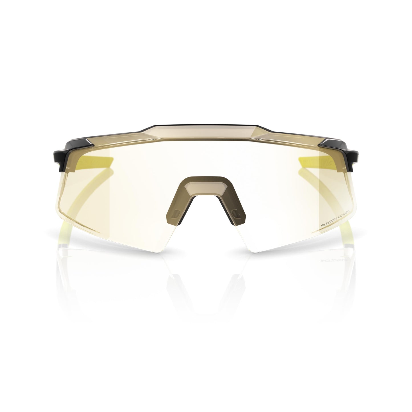 100% Aerocraft - Gloss Metallic Black - Gold Mirror Photochromic Lens