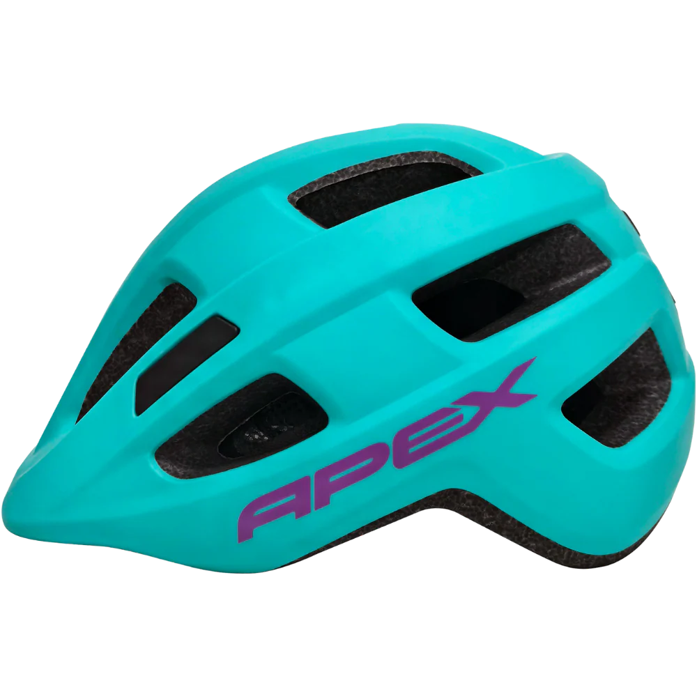 Apex Atom Kids Helmet | Matte Teal