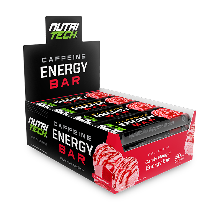 Endurade Caffeine Energy Bar Candy Nougat 12 x 40g