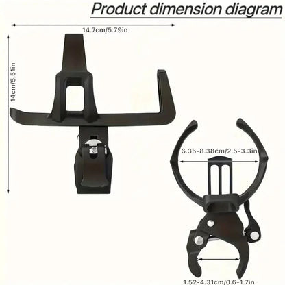 Fluir Bicycle Universal Bottle Cage and Mount Clamp