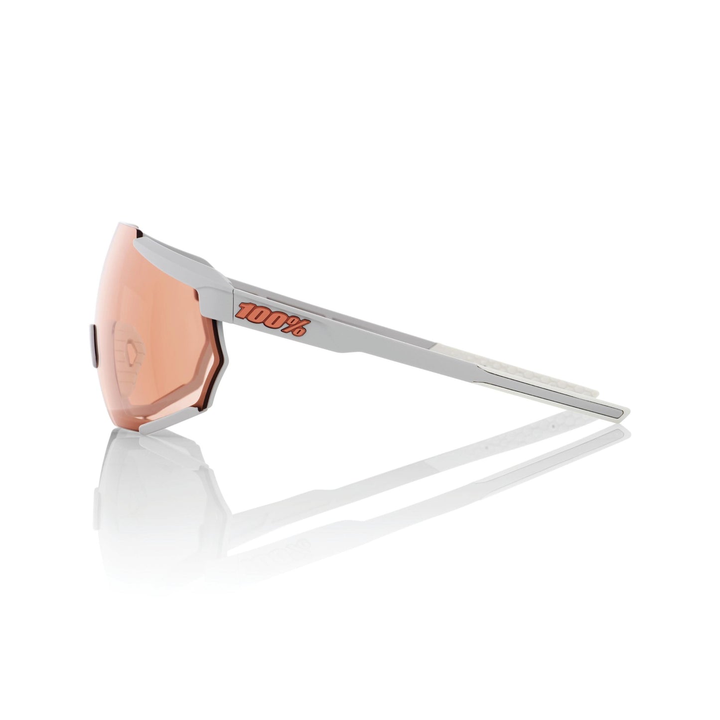 100% Racetrap Soft Tact Stone Grey - HiPER Coral Lens