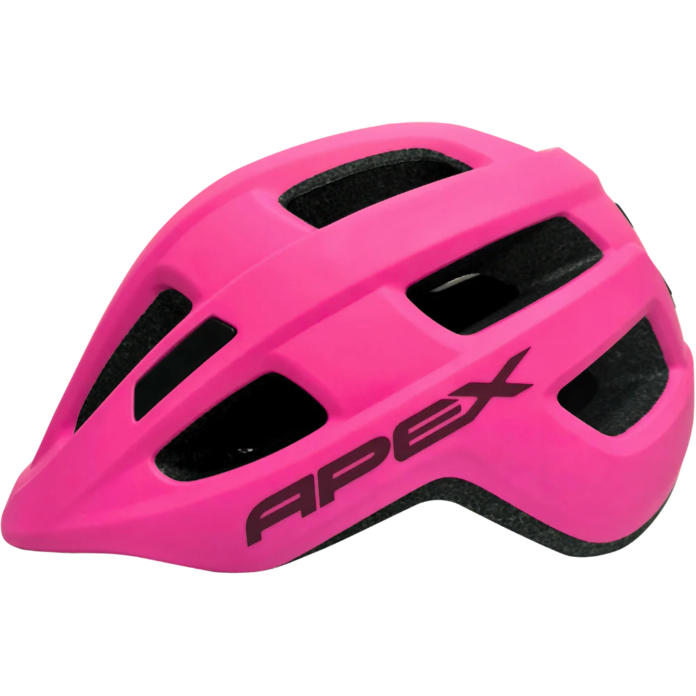 Apex Atom Kids Helmet | Matte Pink