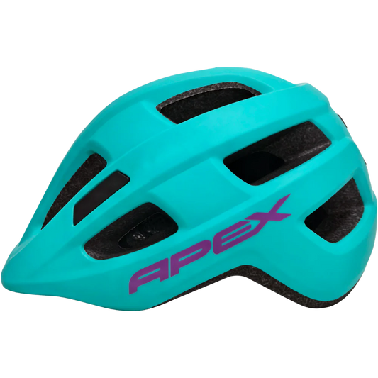 Apex Atom Kids Helmet | Matte Teal