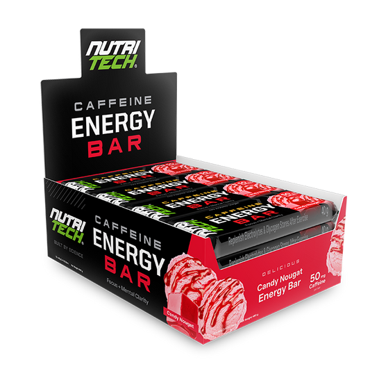 Endurade Caffeine Energy Bar Candy Nougat