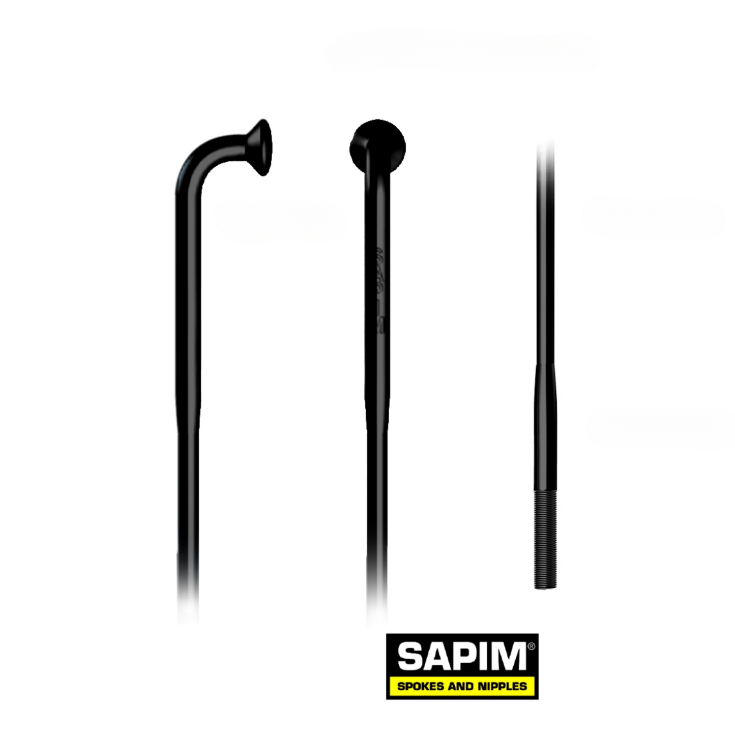 SAPIM STRONG BUTTED J-BEND SPOKE | BLACK